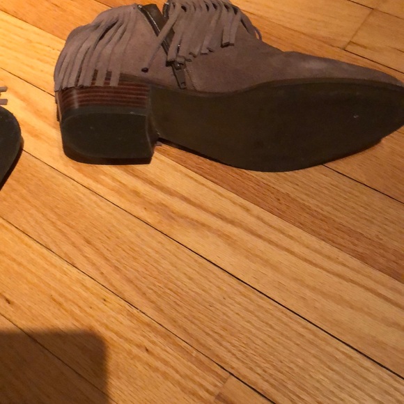 Fringe Suede Booties - Picture 3 of 6
